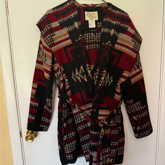 Southwestern Patterned Cardigan coat M - Picture 1 of 8
